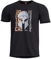 Pentagon Tricou scurt Ageron "DO IT", negru