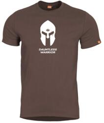 Pentagon tricou scurt Ageron "Spartan Helmet, Terra Brown