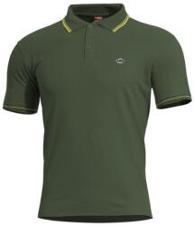 Pentagon tricou Aniketos Stripes, SpringBok verde
