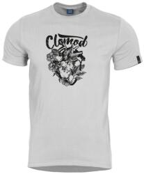 CloMod Tricou scurt "Flower heart", alb