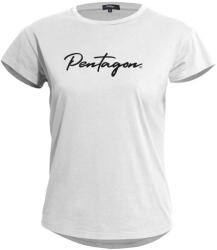 Pentagon tricou scurt pentru femei Whisper "Calligraphy", alb