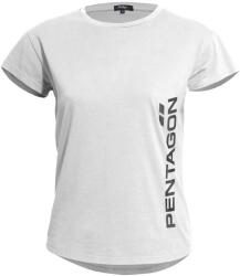 Pentagon tricou scurt pentru femei Whisper "Pentagon Vertical", alb