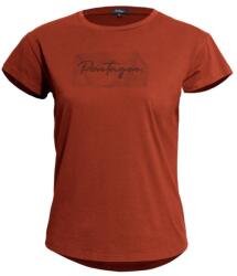Pentagon tricou scurt pentru femei Whisper "Contour", Maroon Red