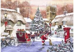 Bluebird Puzzle 90537 - Village and Santa - 500 db-os puzzle