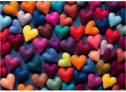 Bluebird Puzzle 90546 - Coeurs Multicolores - 500 db-os puzzle (90546)