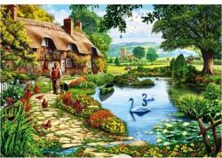 Bluebird Puzzle 90551 - Cottage by the Lake - 1000 db-os puzzle (90551)