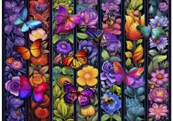 Bluebird Puzzle 90596 - Flowers and Flyers - 1500 db-os puzzle (90596)