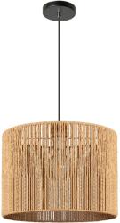 Toolight Szerszámlámpa BOHO, mennyezeti lámpa 30cm átmérőjű 1xE27 APP1324-1CP, fekete-barna, OSW-02411 (OSW-02411)