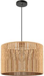 Toolight Szerszámlámpa BOHO, mennyezeti lámpa 40cm átmérővel 1xE27 APP1325-1CP, fekete-barna, OSW-02412 (OSW-02412)