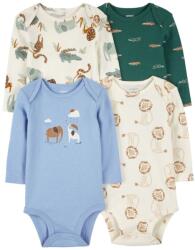 Carter´s CARTER'S Body hosszú ujjú Blue/Green Safari fiú 4db 24m/méret 92
