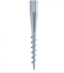  Gerenda talp, földbe tekerhető, kerek 68x550 Fvz (12552068055000004000)