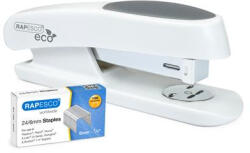 Rapesco Tűzőgép, 24/6, 20 lap, antibakteriális, RAPESCO "Germ-Savvy ECO Sting Ray", fehér (IR1483) - fapadospatron