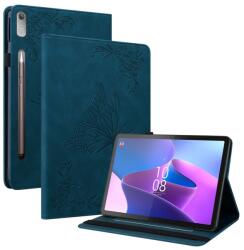  ART BUTTERFLY Husă portofel pentru Lenovo Tab P12 albastru