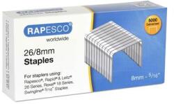 Rapesco Tűzõkapocs, 26/8, horganyzott, RAPESCO (5000 db) (IRS268)