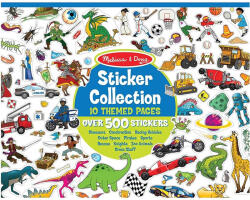  Melissa & Doug matricagyűjtő füzet 500 matricával - fiús (4246)