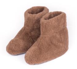 Vlnka TV bocskor Merino- és tevegyapjúból, barna felnőtt cipő méret 39-40