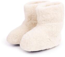 Vlnka TV bocskor birka gyapjúból, természetes felnőtt cipő méret 43-44