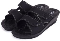 Vlnka Női Milena gélbetétes ékpapucs fekete felnőtt cipő méret 38