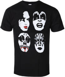 NNM Tricou bărbați Kiss - Faces - Negru - 50788200
