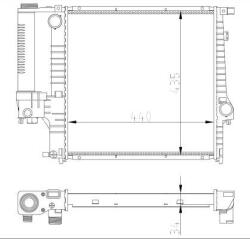 NRF hűtő, motorhűtés NRF 53849A (53849A)