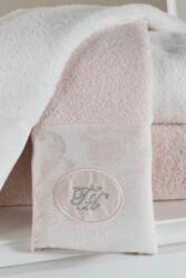 Tivolyo Home GRANT törölköző és fürdőlepedő ajándékszett, 2 db Rózsaszín / Pink Szett (klasszikus 50 x 100 cm-es törölköző, 75 x 150 cm-es fürdőlepedő)