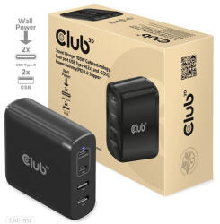 Club 3D USB-C Power Adapter 100W EU - Hálózati töltő (CAC-1912EU)