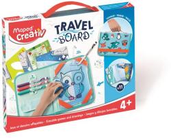 Maped Kreatív készségfejlesztő tábla, átlátszó, törölhető, utazótáskával, MAPED CREATIV, Travel Board , állati móka (969310) - fodicoaruhaz