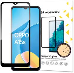 Wozinsky edzett védőüveg a Oppo A15/A15s telefonhoz - Fekete KP13259