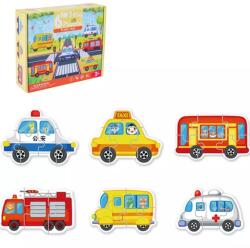 HARAHU Fa puzzle gyerekeknek-Traffic KP22046