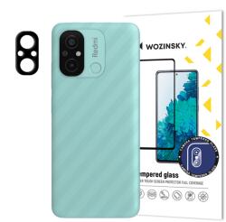 Wozinsky 9H edzett védőüveg kamerára Xiaomi Redmi 11A/Redmi 12C telefonhoz - Fekete KP27687