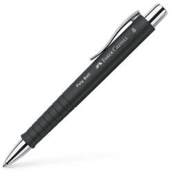 Faber-Castell Golyóstoll, 1 mm, XB, nyomógombos, fekete tolltest, FABER-CASTELL "Poly Ball", kék (241153)