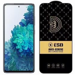 Izmael Gold Diamond antisztatikus edzett védőüveg Samsung Galaxy S20 FE telefonra - Fekete KP24226