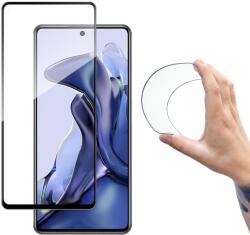 Wozinsky hajlékony védőüveg a Xiaomi Mi 11T/Mi 11T Pro/Poco X2/Poco X3 Pro/Redmi Note 9 Pro Max telefonhoz - Fekete KP13597