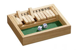 Philos Shut the Box, 12 numere, mic, joc de calatorie