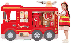 Viga Toys Centru de activitati gigant masina de pompieri super fire engine, viga (44712) - bekid
