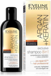 Eveline Cosmetics Sampon de par cu ulei de argan si cheratina Eveline 8in1 150ml