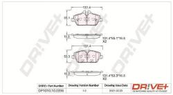 Dr! ve+ set placute frana, frana disc Dr! ve+ DP1010.10. 0396 (DP1010.10.0396)
