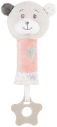 Tedsy Бебешка играчка-гризалки Tedsy - Мече, 16 cm, розова (98151)