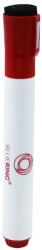 BLUERING Táblamarker 3mm, mágneses, táblatörlovel multifunkciós Bluering® piros (BR891877) - papirtmost