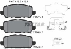 TEXTAR set placute frana, frana disc TEXTAR 2594701 - piesa-auto