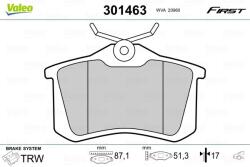 VALEO set placute frana, frana disc VALEO 301463 - piesa-auto