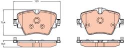 TRW set placute frana, frana disc TRW GDB2098 - piesa-auto