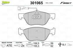 VALEO set placute frana, frana disc VALEO 301065 - piesa-auto