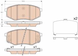 TRW set placute frana, frana disc TRW GDB3553 - piesa-auto