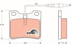 TRW set placute frana, frana disc TRW GDB1289 - piesa-auto