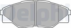 DELPHI set placute frana, frana disc DELPHI LP2496 - piesa-auto