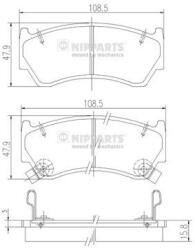 NIPPARTS set placute frana, frana disc NIPPARTS J3601062 - piesa-auto