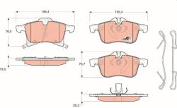 TRW set placute frana, frana disc TRW GDB1668 - piesa-auto