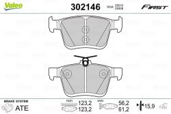 VALEO set placute frana, frana disc VALEO 302146 - piesa-auto