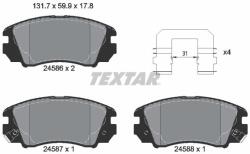 TEXTAR set placute frana, frana disc TEXTAR 2458601 - piesa-auto